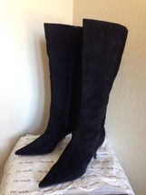 FITZWELL Wide Calf BOOTS Size: 11.5 WW (US) New SHIP FREE Black Suede - £159.07 GBP