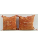 Early 21st Century Moroccan brown Sabra Pillows Covers- a Pair - $180.00+