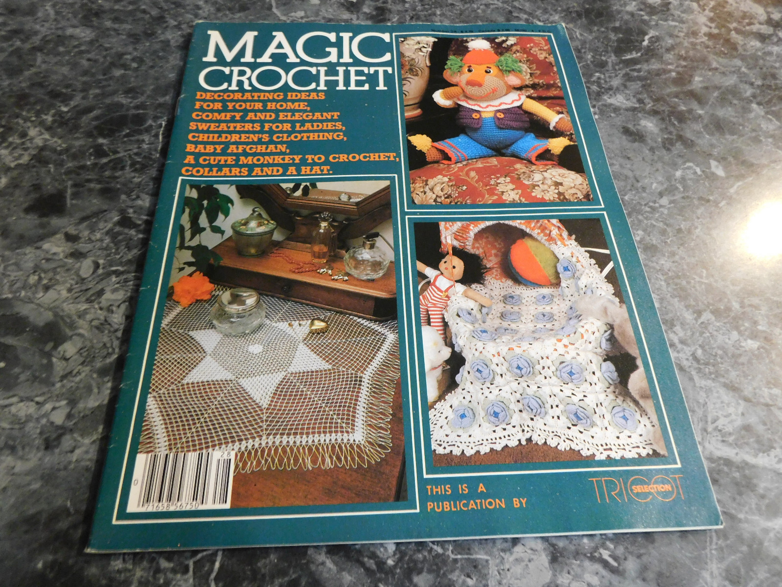 Magic Crochet Magazine December  1983 Sunflower Doily - $2.99