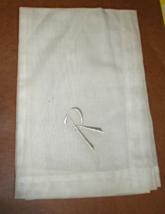 Men's Handkerchief -(3)  Monogrammed Letter "R" - $9.00