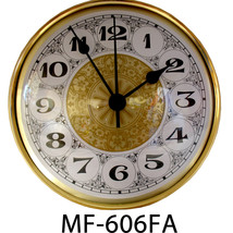 NEW Large 6 1/4&quot; Complete Clock Insert or Fit-Up Movement - 2 Styles! - $32.95
