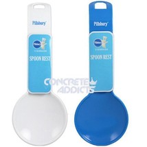 Pillsbury Doughboy Kitchen Plastic Spoon Rest Holder in Blue or White NEW - £4.39 GBP