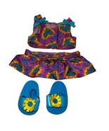 Bitty Baby Twins Flower Hearts Tankini Outfit for 15&quot; Dolls American GIrl - £16.61 GBP