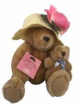Hallmark Plush Bear Bernadette Cuddlesworth and Baby Fuzzmore 8” - $15.00