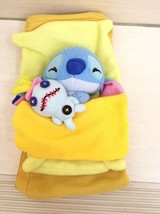 Disney Stitch And Scrump Plush Doll Tissue Holder Box Cover. Sleep Theme. - £31.69 GBP