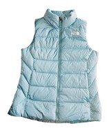 THE NORTH FACE Flare Down 550 Full Zip Vest Blue Teal Womens Size small - $720.87 MXN