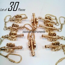 Key Chain Brass Lot Of 30 Pcs Warship Vintage Style Canon Key Chain - €64,11 EUR