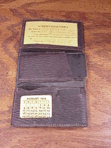 1918 Men&#39;s Wallet, Grass Valley, California address identification card,... - $9.95