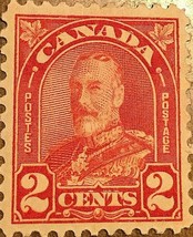 Canada Stamp 2 Cents George V Red - £4.66 GBP