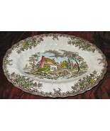 Myott Staffordshire Ware The Brook Oval Plate England - $28.50