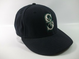 Seattle Mariners Hat New Era 59Fifty Blue 7 1/8 Fitted MLB Baseball Cap - £18.05 GBP