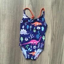 NEW Boutique Dinosaur Girls Blue Swimsuit Bathing Suit 6-12M 12-18M 2T 5-6 6-7 8 - £5.17 GBP