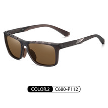 Polarized Sun Glasses Men&#39;s Casual Sunglasses Tr7515 Sports Belt Breathable Hole - £12.01 GBP