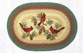 Earth Rugs OP-25 Cardinals Oval Patch 20&quot; x 30&quot; - £38.93 GBP