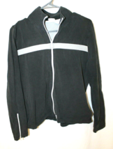 Prospirit Athletic Jacket Size Large Black And White Long Sleeve Zipper Closure - £14.52 GBP