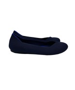 Rothy’s Round Toe Ballet Flats Shoes Slip On Navy Blue Womens Size 6.5 - £62.97 GBP