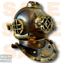 Antique Diving Helmet U.S Navy Mark V Scuba Deep SCA Antique Divers Helmet gift - £155.47 GBP