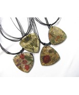 Sepia Tone Vintage Prints Polymer Clay Necklace casual Fashion Jewelry F... - £13.39 GBP