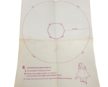 VINTAGE 1978 18&quot; CANDI SUPER SIZE DOLL REPLACEMENT PAPER PATTERN FOR COV... - £8.97 GBP