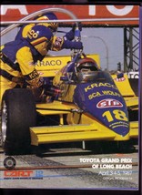 Toyota Grand Prix PROGRAM-LONG Beach 1987-ANDRETTI-CART Fn - £37.24 GBP