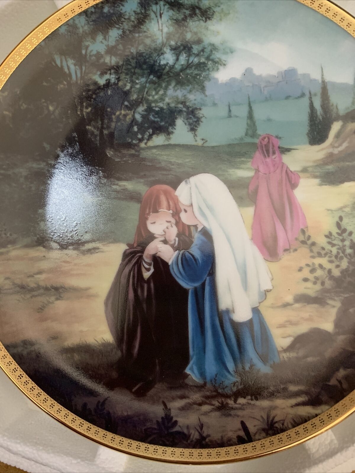 Precious Moments "WHERE YOU GO, I WILL GO” Favorite Old Testament Stories Plate - $5.00