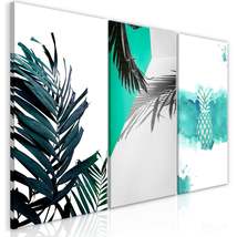 Tiptophomedecor Stretched Canvas Nordic Art - Palm Paradise - Stretched ... - £79.00 GBP+