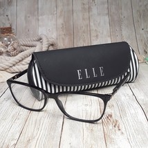 ELLE Gloss Black Eyeglasses FRAMES with Case - EL13409 53-16-135 - $46.48