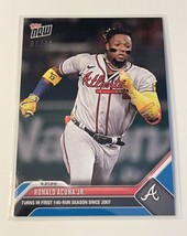 Ronald Acuna Jr.* - 5/49 2023 Mlb Topps Now 900 - 1st 140-RUN Season -MLB Braves - £22.41 GBP