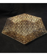 Georges Briard IBERIA Hexagon 9 1/2 in Serving Platter Encrusted 22k Gol... - £25.91 GBP