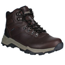Khombu Men's Waterproof Hiking Boots Leather Brown Memory Foam New Sizes... - $37.99