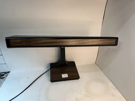 Vintage Gooseneck Fluorescent Desk Lamp Wood Grain Mid Century Prop Mode... - $517.48 MXN