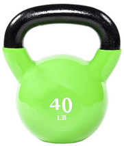 Signature Fitness All-Purpose Color Vinyl Coated Solid Cast Iron Kettleb... - $3,079.02 MXN