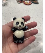 Vintage Animal Lovin&#39; Barbie Toy Set Replacement Panda Figure 1988 Cake ... - $8.60