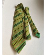 Stripe Green Tie Multicolor, Pointed, Made In Guatemala - €8,89 EUR