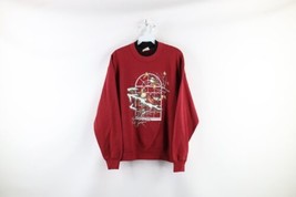 Vintage 90s Streetwear Womens Medium Distressed Nature Birds Sweatshirt ... - $34.60