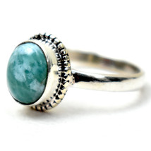 925 Sterling Silver Larimar Sz 2-14 Gold/Rose Gold Plated Ring Women RSV-1198 - £20.15 GBP+