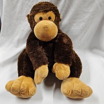 Animal Alley Stuffed Plush Brown Monkey 2009 Large Toy Animal 17&quot; - £62.29 GBP