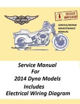 2014 Harley Davidson Dyna Models Service Manual Download - $22.95