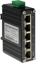 Mini Industrial 5 Ports Gigabit Switch Hardened 5 Port RJ45 10/100/1000M... - $129.85 CAD