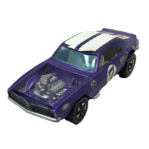 VTG Hot Wheels Redline Heavy Chevy Purple Camaro 1969 White Interior W/ ... - $989.99