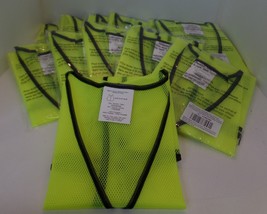 Universal Lime Green High Visibility Mesh Safety Vest Unisex OSFM New In Pkg - £7.80 GBP