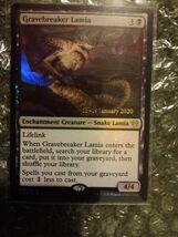 Gravebreaker Lamia PROMO FOIL Magic The Gathering Theros 98s MTG Snake J... - $12.22