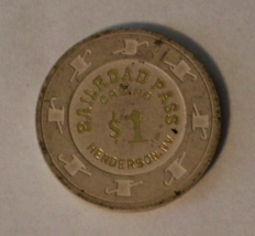 Railroad Pass Henderson NV $1.00 Gambling Chip - $5.87