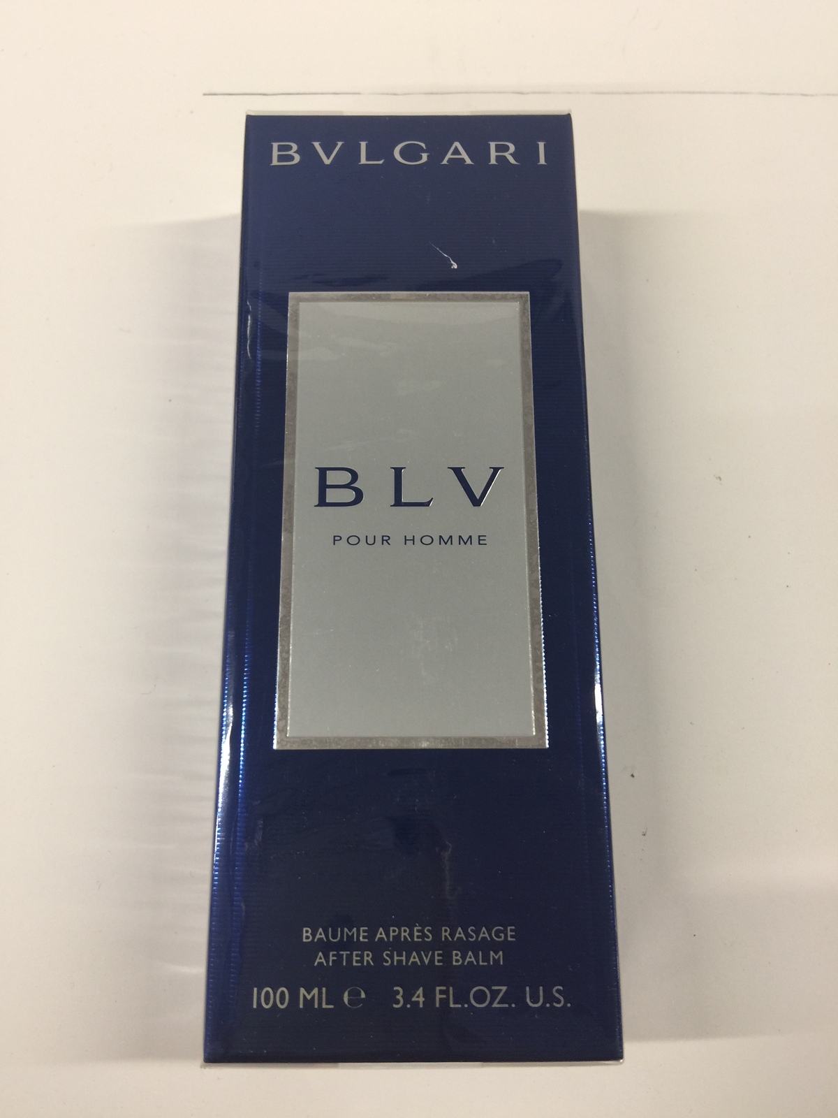 Primary image for Bvlgari BLV Pour Homme After Shave Balm 100 ml/3.4 fl oz- new in navy box