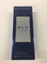 Bvlgari BLV Pour Homme After Shave Balm 100 ml/3.4 fl oz- new in navy box - $39.99