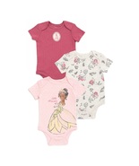 Disney Princesses Baby Girl Bodysuit, 3-Pack - £19.68 GBP