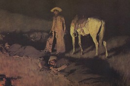 In From the Night Herd Frederic Remington Western Giclee Art Print + Ships Free - £31.66 GBP+