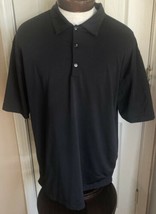 Nike Golf Black Short Sleeve Athletic Polo Men’s L - £11.68 GBP