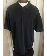 Nike Golf Black Short Sleeve Athletic Polo Men’s L - £11.79 GBP