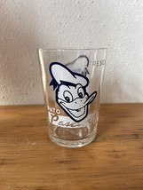 Vintage Mexican PASCUAL DONALD DUCK SODA POP GLASS Drinkware from 50&#39;s #2 - £36.49 GBP